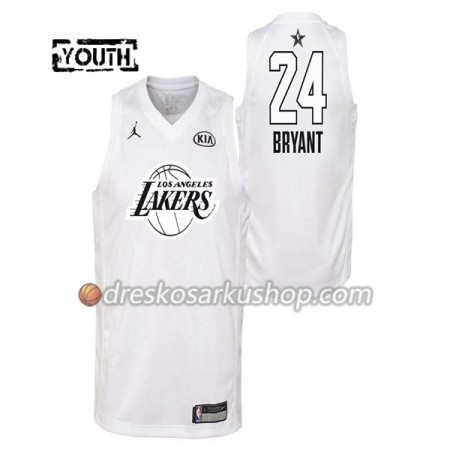 Dječji NBA Dres Los Angeles Lakers Kobe Bryant 24 2018 All-Star Jordan Brand Bijela Swingman